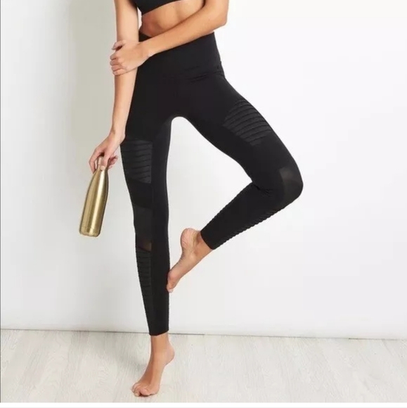 Alo High-Waist Moto Leggings - Picture 1 of 12